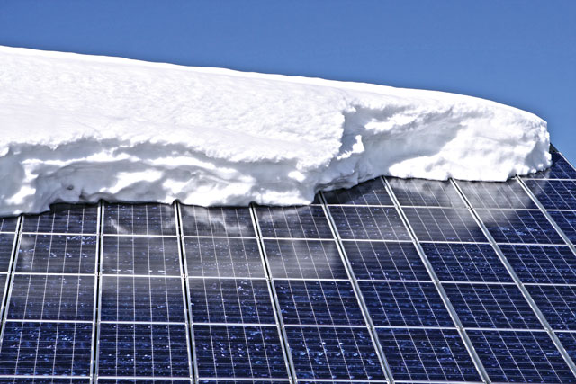 Solar Performance in Winter…